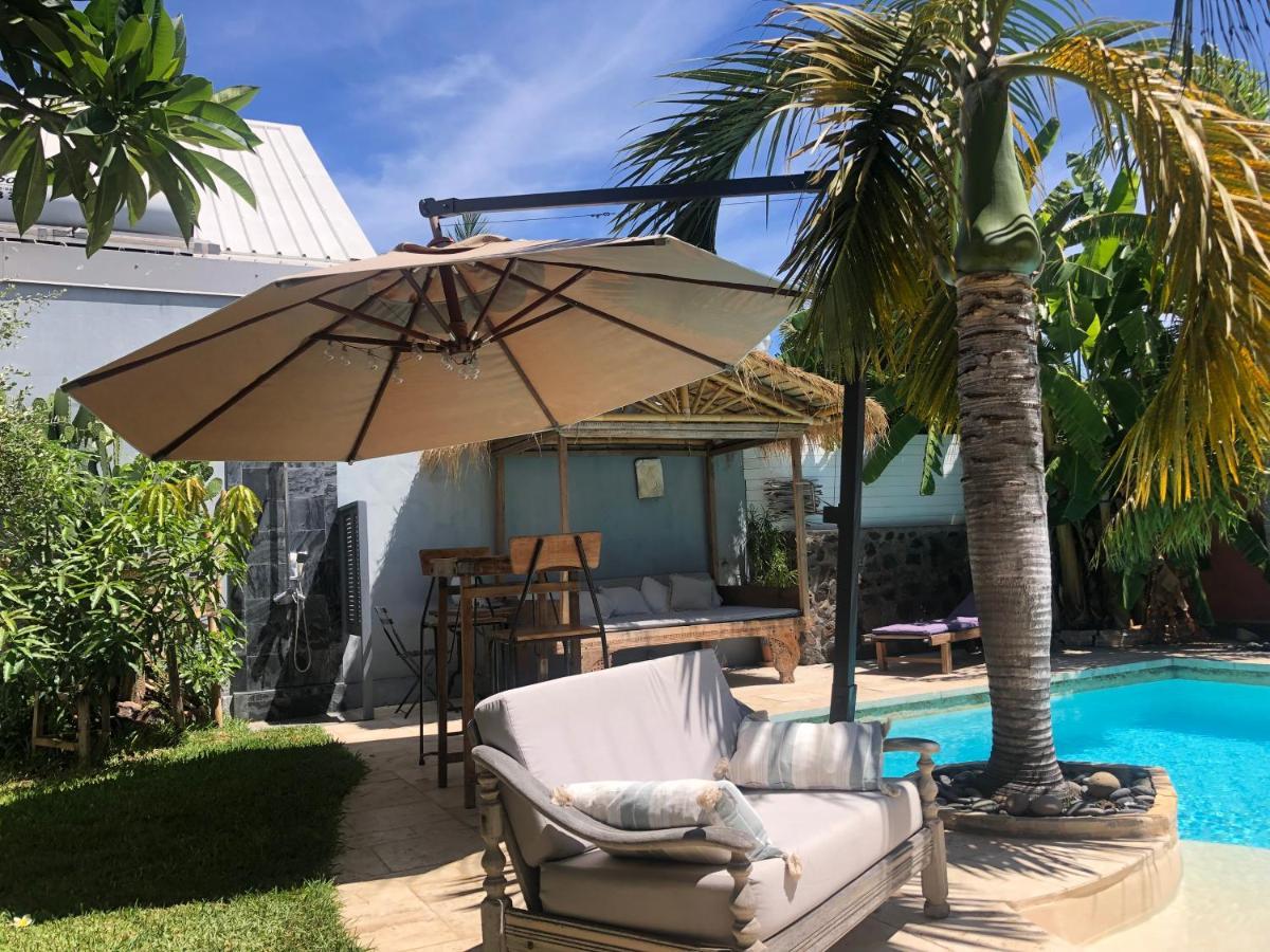 Studio Independant Dans Propriete Avec Piscine Et Wifi Lägenhet Saint-Gilles-les Bains Exteriör bild